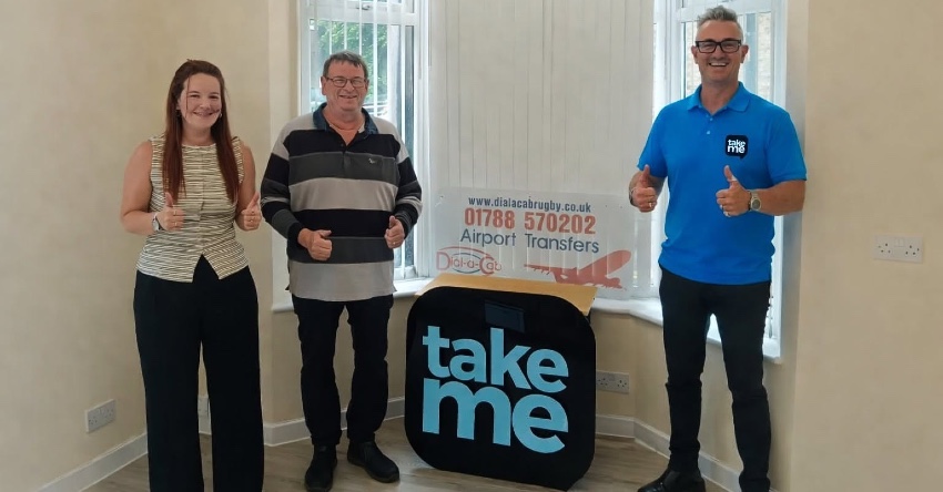  DIAL A CAB RUGBY PARTNERS WITH TAKE ME TO DRIVE GROWTH, OVERCOME INDUSTRY REGULATIONS AND SCALE OPERATIONS 