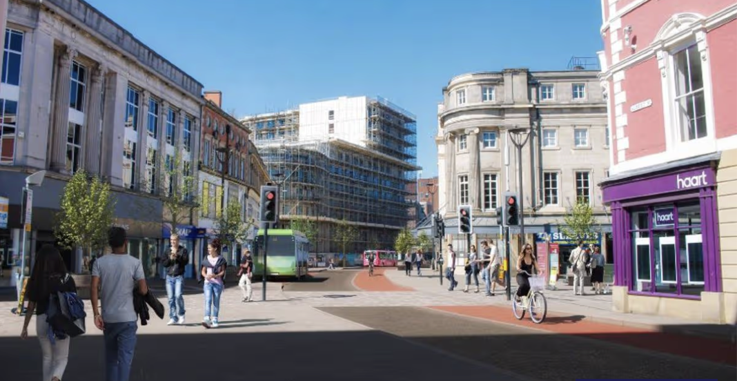 DERBY CABBIES WARN ROAD CHANGES ARE TURNING CITY CENTRE INTO A GHOST TOWN