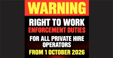 WARNING TO ALL PH OPERATORS NEW RIGHT TO WORK ENFORCEMENT DUTIES FROM 1 OCTOBER 2026