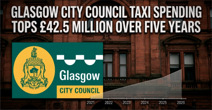 GLASGOW CITY COUNCIL TAXI SPENDING TOPS 425M OVER FIVE YEARS SPARKING TRANSPARENCY CALLS