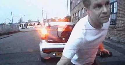 TAXI DRIVERS ORDEAL BOTTLE WIELDING MAN DAMAGES VEHICLE IN NOTTINGHAM INCIDENT