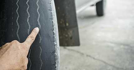 UNSAFE TYRE LEADS TO IMMEDIATE SUSPENSION OF LANCASHIRE TAXI LICENCE