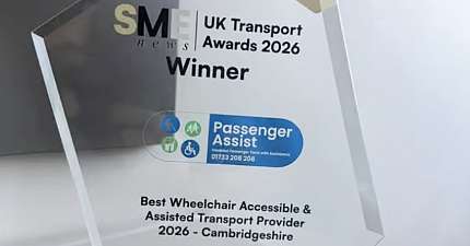AWARD WIN DRIVES PETERBOROUGHS SPECIALIST TAXI SERVICE TO NEW HEIGHTS