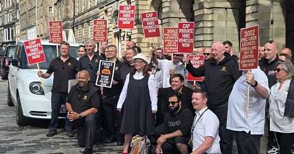 EDINBURGH COUNCIL TO REVIEW PH LICENCE CAP FOLLOWING TAXI DRIVER PETITION