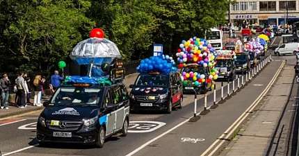 GREEN LIGHT FOR EDINBURGH TAXI OUTING AFTER POLICE ESCORT ROW 