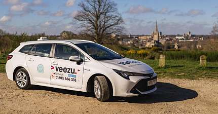 NORFOLKS LARGEST TAXI FIRM ABC TAXIS SHIFTS GEARS AND REBRANDS AS VEEZU