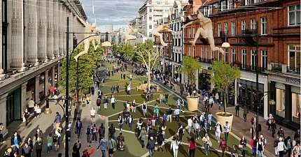 OXFORD STREET SET FOR PEDESTRIANISATION AS MAYOR PUSHES AHEAD WITH TRAFFIC BAN