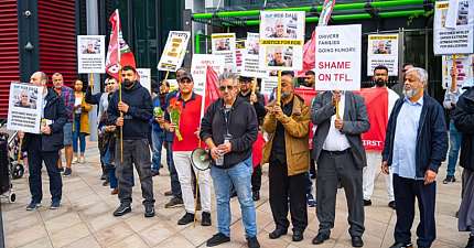 PROTESTS AT TFL BOARD MEETING AFTER PH DRIVER DIED AMID LICENSING BACKLOG CHAOS