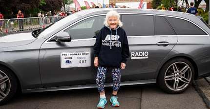 RADIO TAXIS SOUTHAMPTON GOES THE EXTRA MILE TO GET 84 YEAR OLD RUNNER TO FINISH LINE