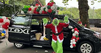 SMILES ALL AROUND AS GLASGOW TAXIS BRING JOY TO TROON FOR 78TH ANNUAL OUTING