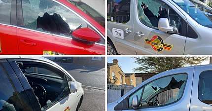 SOUTHEND TAXI DRIVERS LEFT REELING AFTER SPATE OF SHOCKING ATTACKS ON VEHICLES