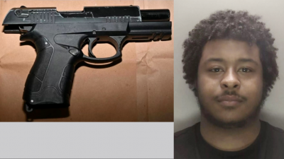 MAN JAILED FOR 10 YEARS AFTER LOADED GUN AND DRUGS FOUND IN LEICESTER POLICE TAXI STOP