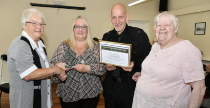 GRANGEMOUTHS KERSE CABS HONOURED WITH JIMMY AWARD FOR COMMUNITY SPIRIT