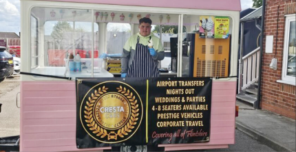 CRESTA TAXIS SCOOPS UP COMMUNITY SUPPORT WITH FREE ICE CREAM AND CHARITY DRIVE