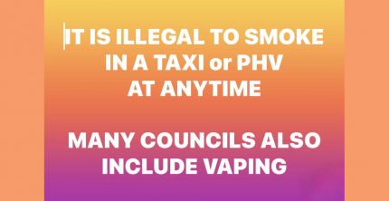 LICENSED CABBIES ARE STILL BEING BEING CAUGHT SMOKING IN THEIR CABS 