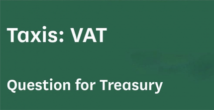 VAT CONSULTATION UPDATE FROM EXCHEQUER SECRETARY