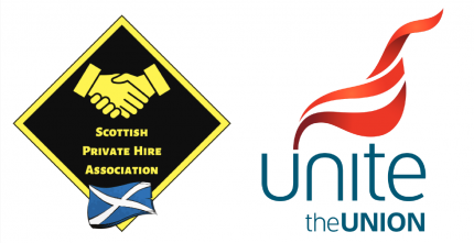 SCOTTISH PH ASSOCIATION AND UNITE JOINTLY CAMPAIGN OVER GLASGOW TAXI AND PH LIMITS
