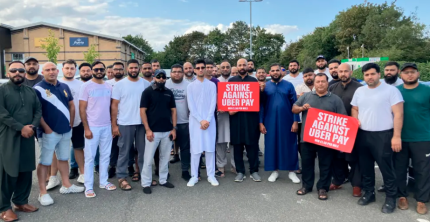 PETERBOROUGH UBER DRIVERS STAGE 48 HOUR STRIKE OVER PAY AND CONDITIONS