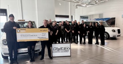 WELL DONE TO THE TAXI CENTRE DIGITAX AND GLASGOW CABBIES FOR SUPPORTING THEIR LOCAL CHARITY