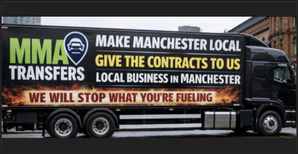 MANCHESTER FIRM FIGHTS BACK THIS YEAR WE WILL BE SEEN AND WE WILL BE HEARD 