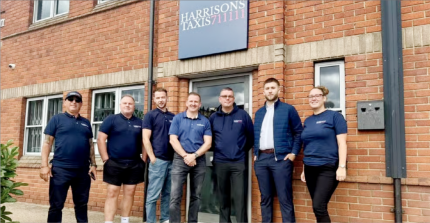 WELL DONE TO HARRISONS TAXIS MARKET HARBOROUGH FOR WINNING REGIONAL AWARD 