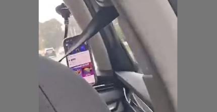 FLINTSHIRE COUNCIL INVESTIGATES DRIVER FILMED WATCHING YOUTUBE WITH SCHOOLCHILD ON BOARD