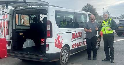 TAXI SAFETY CHECKS CONDUCTED IN MILFORD HAVEN AND HAVERFORDWEST BY POLICE AND COUNCIL